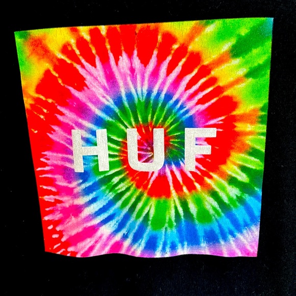 HUF NWOT Men’s Black Short Sleeve T-Shirt Size Medium - Picture 3 of 9